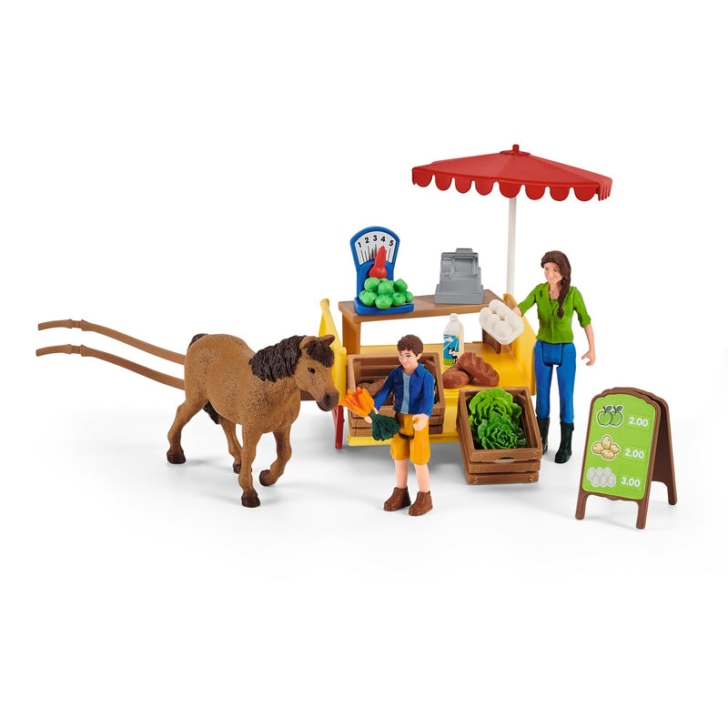 Afbeelding laden in galerijviewer, Schleich farm world - mobiele farmstand speelfiguur