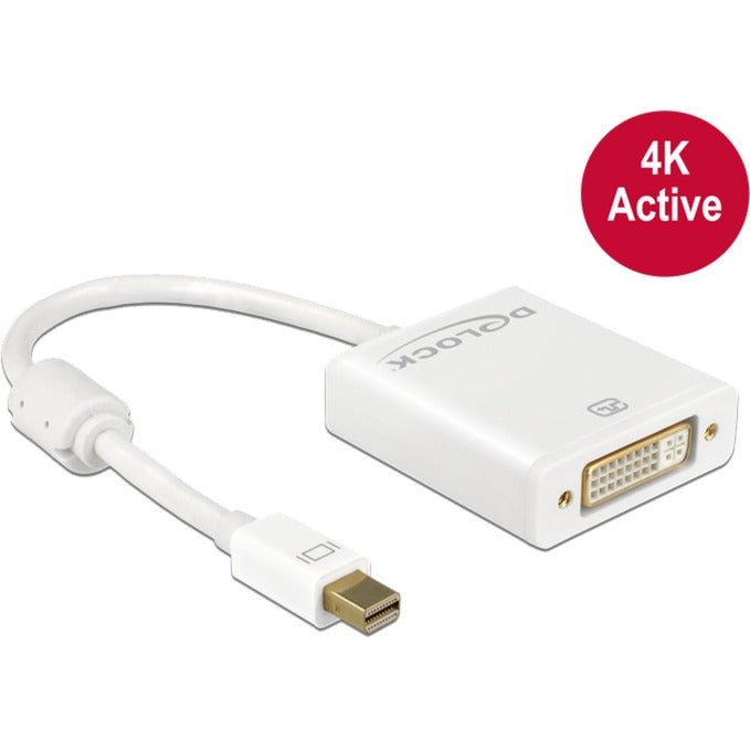Afbeelding laden in galerijviewer, Delock mini displayport > dvi adapter (wit, 0,2 meter, 4k)