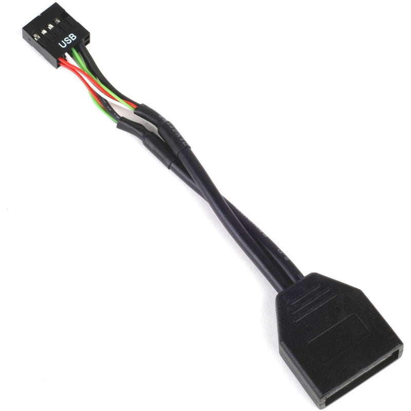 Afbeelding laden in galerijviewer, Silverstone g11303050-rt, usb 2.0 (intern) 9pin > usb 3.0 (intern) 19pin adapter (zwart)