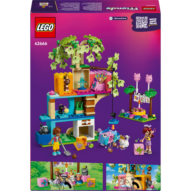 Afbeelding laden in galerijviewer, Lego ® friends kattenverjaardagsfeestje en boomhut set - 42666