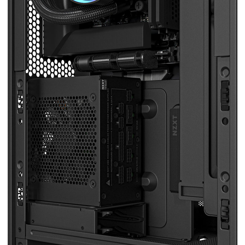 Afbeelding laden in galerijviewer, Nzxt h2 flow mini tower behuizing (zwart | 2x usb-a | 1x usb-c | tempered glass)