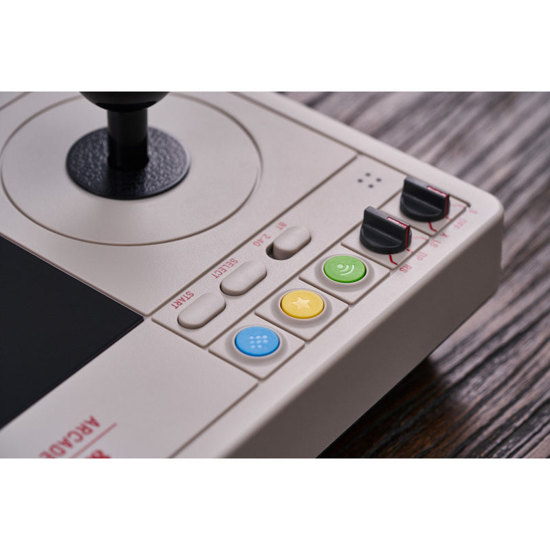 Afbeelding laden in galerijviewer, 8bitdo arcade stick joystick (grijs, switch 1, switch 2, pc, bluetooth 2.4g usb-c)