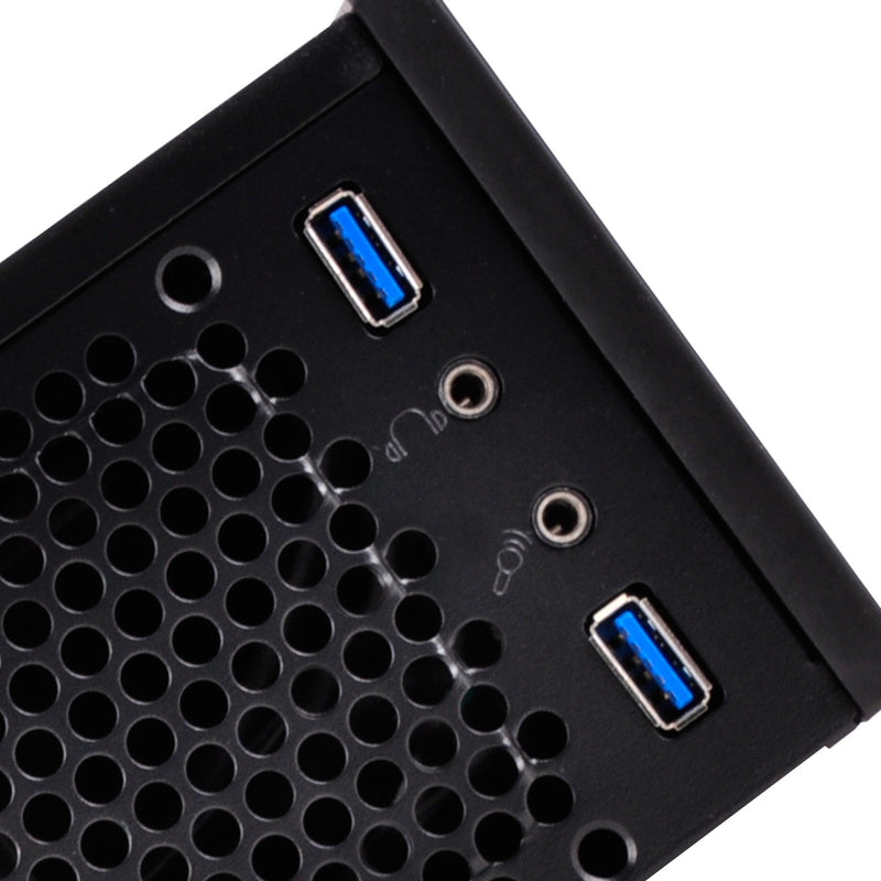 Afbeelding laden in galerijviewer, Silverstone sst-ml09b htpc behuizing (zwart | 2x usb-a)
