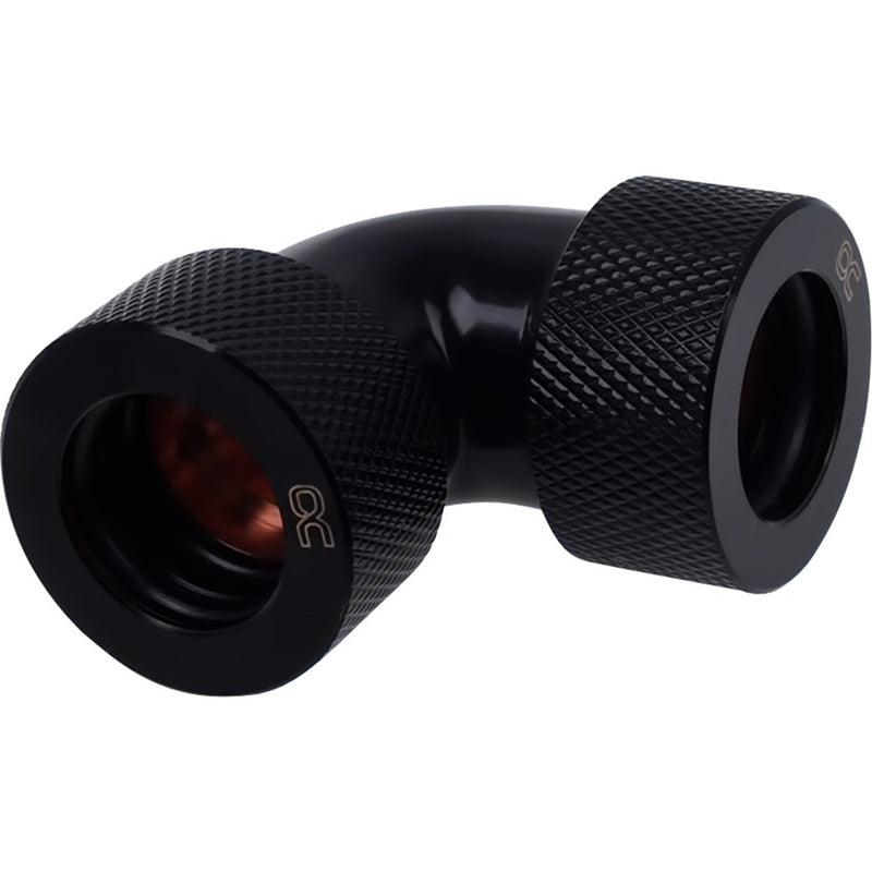 Afbeelding laden in galerijviewer, Alphacool eiszapfen 16mm ht fitting l-connector 90° aansluiting (zwart)