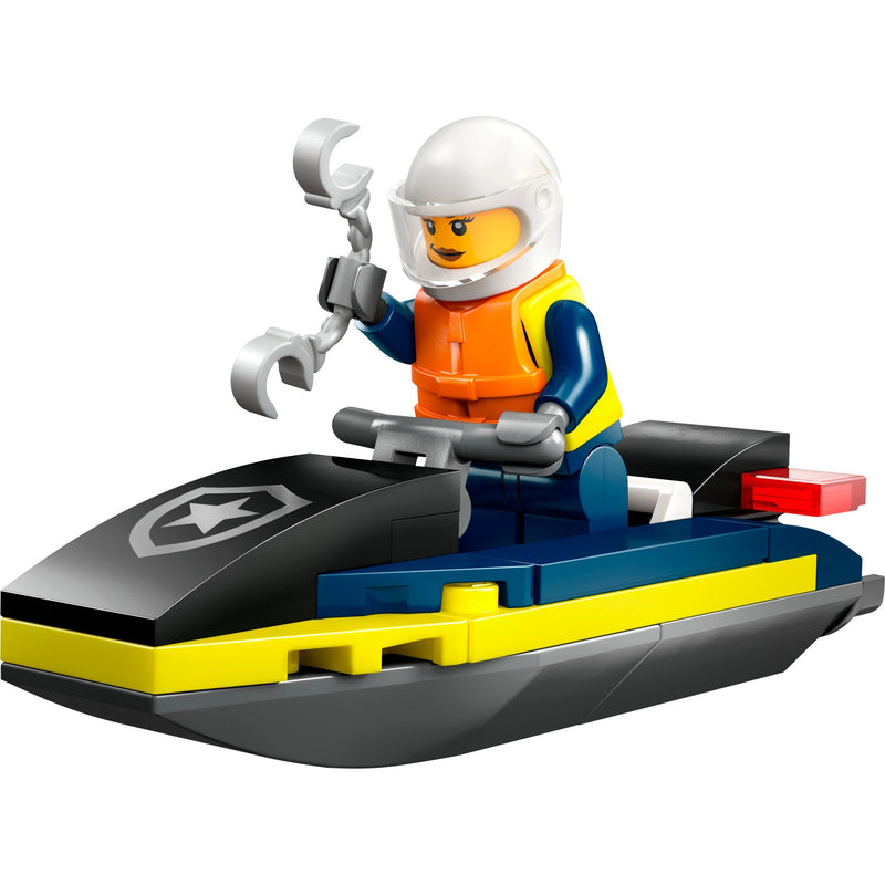 Afbeelding laden in galerijviewer, Lego city - politiewaterscooter constructiespeelgoed (30693)