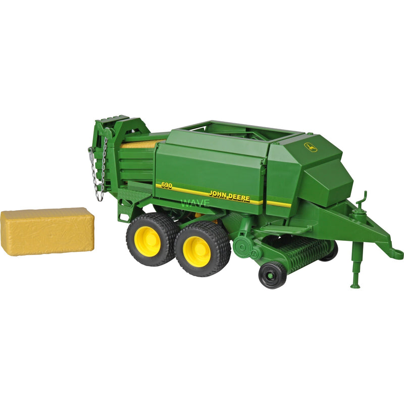 Afbeelding laden in galerijviewer, Bruder speelgoed | miniature vehicles - john deere balenpers (02017)