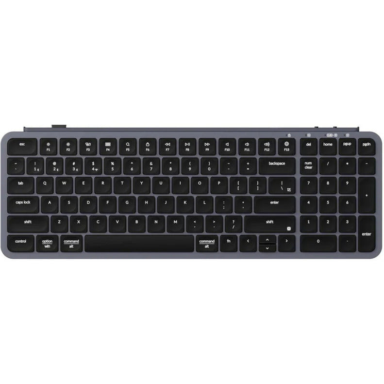Afbeelding laden in galerijviewer, Keychron b2 pro-k1 toetsenbord (grijs, us lay-out (qwerty), scissor switches, 96%, abs keycaps, 2.4 ghz | bluetooth | usb)