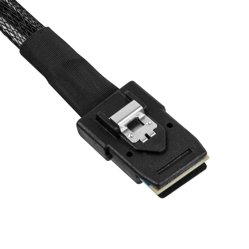 Afbeelding laden in galerijviewer, Silverstone mini-sas-adapterkabel sff 8643 naar sff-8087 (zwart, 60cm)