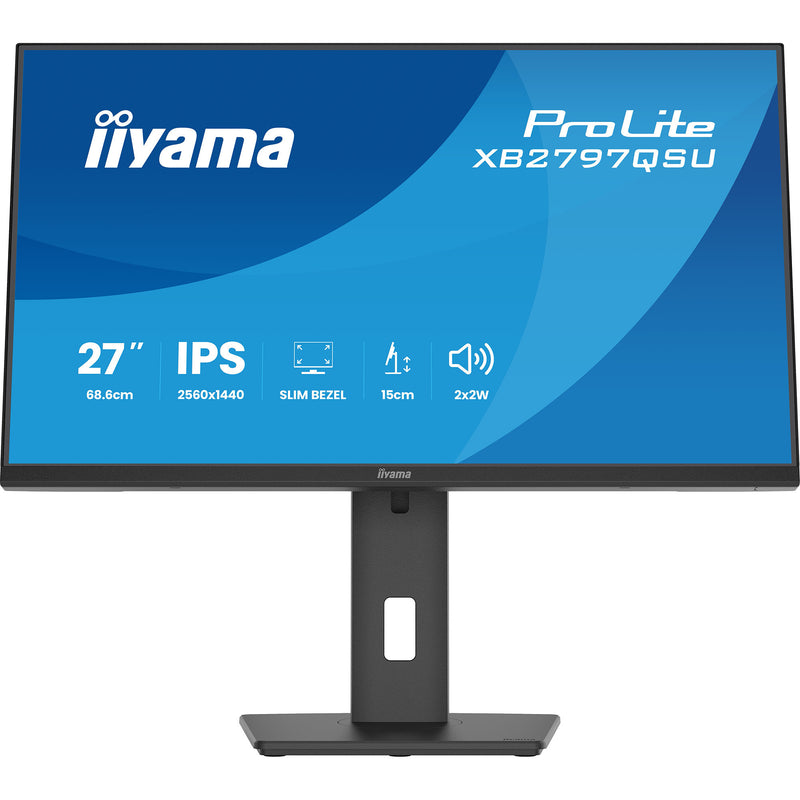 Afbeelding laden in galerijviewer, Iiyama prolite xb2797qsu-b1 27 monitor (zwart (mat), hdmi, displayport, usb, audio)