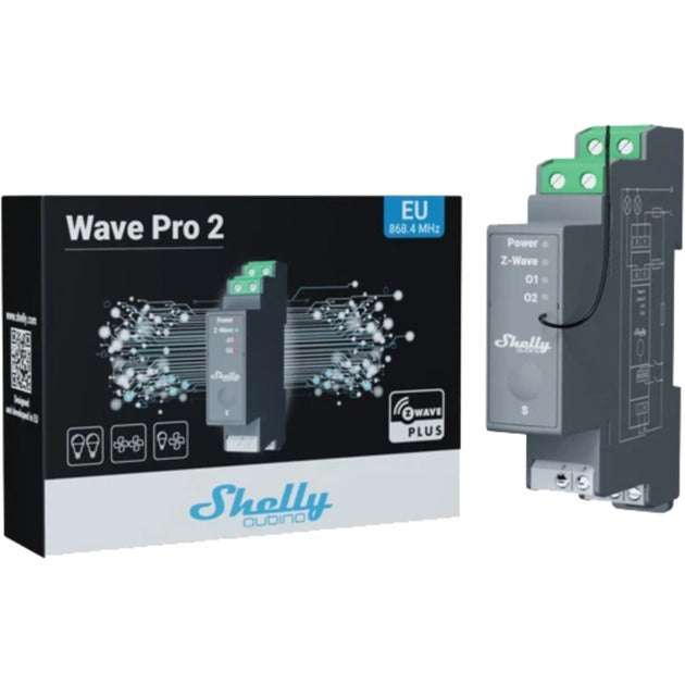 Afbeelding laden in galerijviewer, Shelly qubino wave pro 2 relais (grijs)