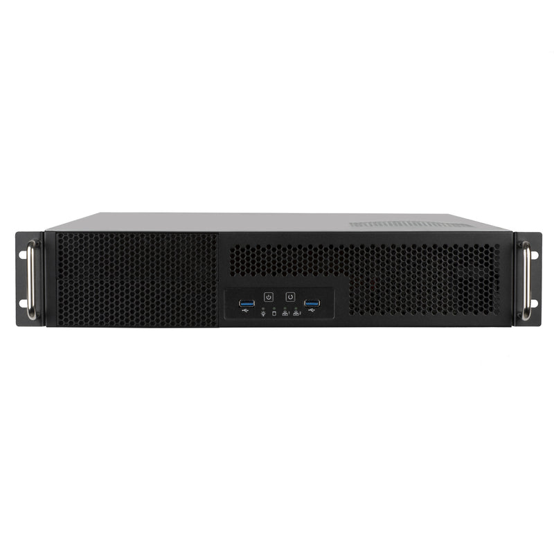 Afbeelding laden in galerijviewer, Silverstone rm23-502 rack behuizing (grijs zwart)