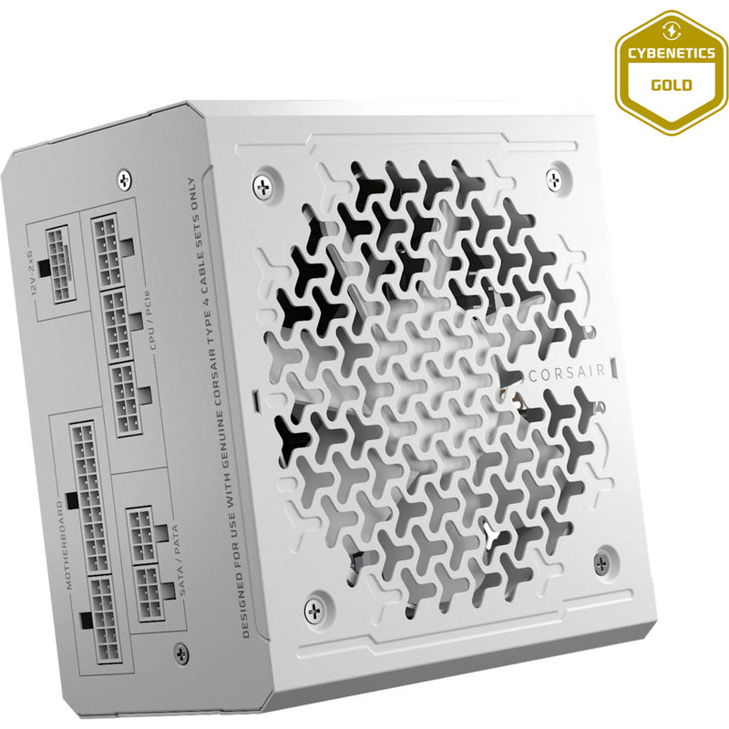 Afbeelding laden in galerijviewer, Corsair rm850e (2025) white modulaire 850 watt voeding (wit, 1x 12v-2x6, 2x pcie)