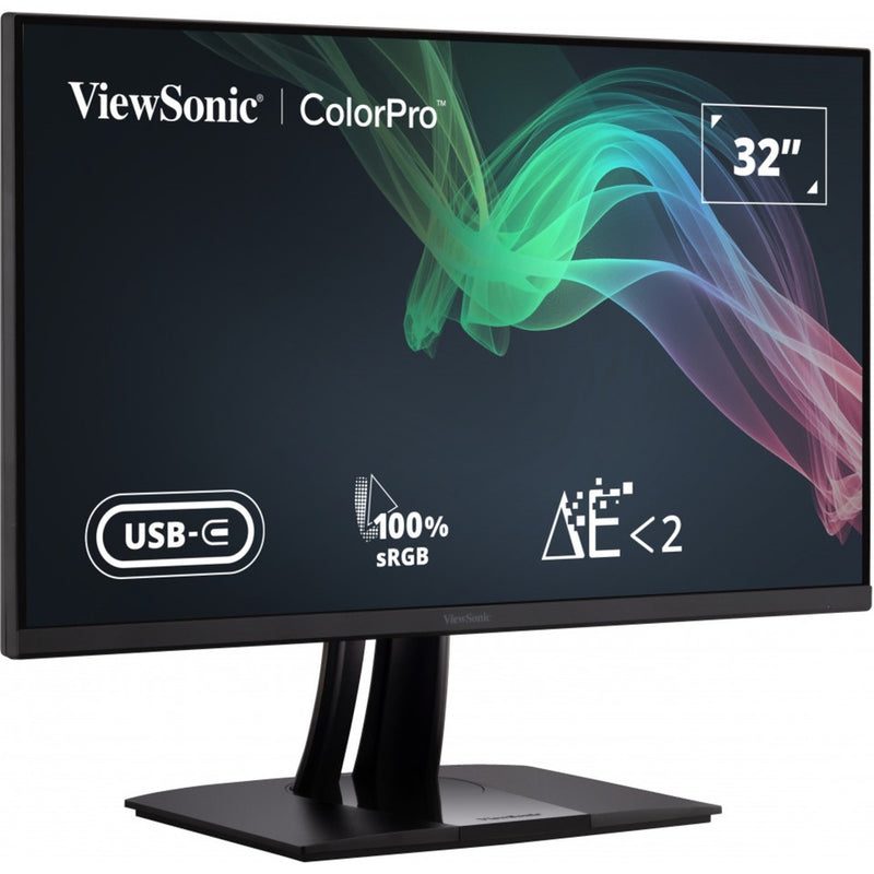 Afbeelding laden in galerijviewer, Viewsonic vp3256-4k 31.5 monitor (zwart (mat), 2x hdmi, 1x displayport, usb-a, usb-b, usb-c)
