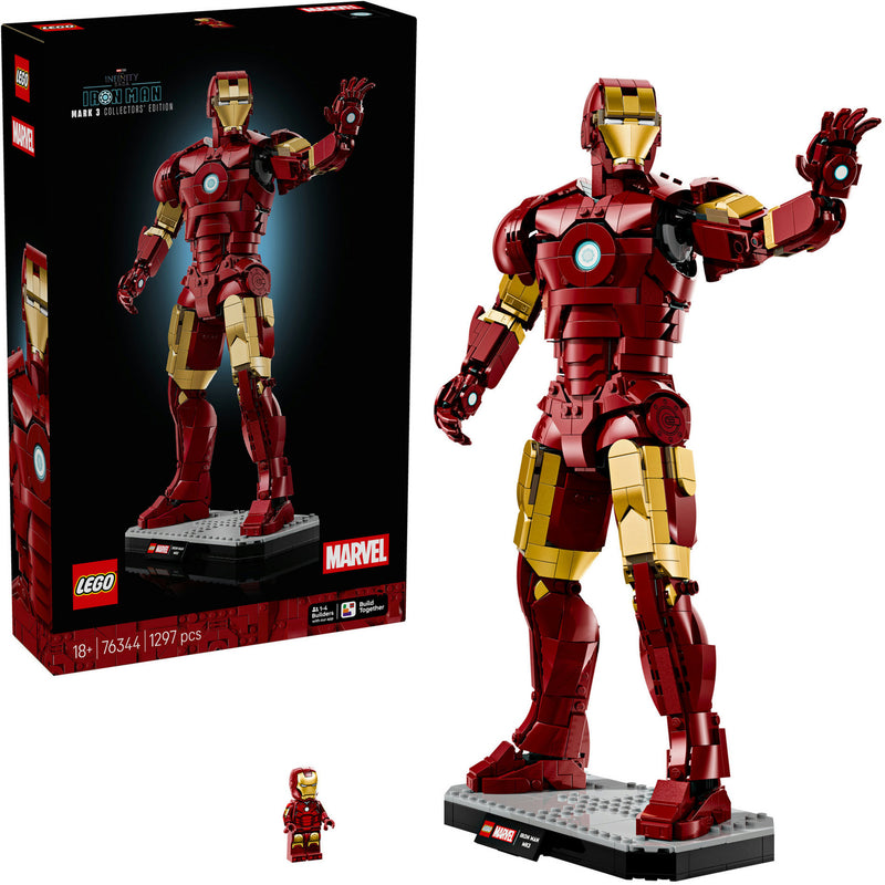 Afbeelding laden in galerijviewer, Lego marvel - iron man mark 3 – verzameleditie constructiespeelgoed (76344)