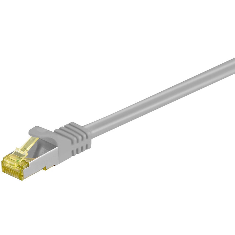 Afbeelding laden in galerijviewer, Goobay patchkabel cat 6a s ftp met cat 7 kabel (grijs, 20 m)