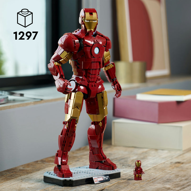 Afbeelding laden in galerijviewer, Lego marvel - iron man mark 3 – verzameleditie constructiespeelgoed (76344)