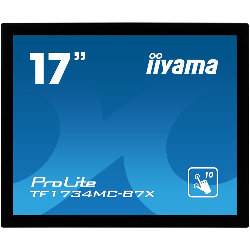 Afbeelding laden in galerijviewer, Iiyama prolite tf1734mc-b7x 17 touchscreen monitor (zwart, hdmi, displayport, vga, usb-b, rj-45)