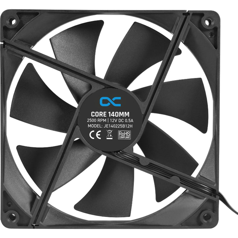 Afbeelding laden in galerijviewer, Alphacool core 140mm fan pwm 2500rpm case fan (zwart, 140 x 140 x 25 mm)