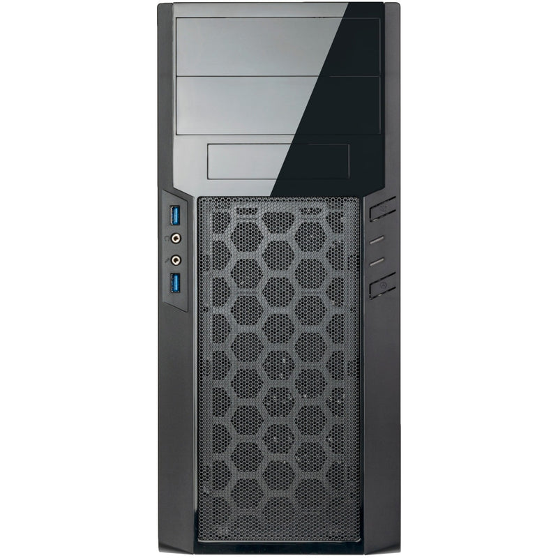 Afbeelding laden in galerijviewer, Silverstone sst-ps13b midi tower behuizing (zwart | 2x usb-a)