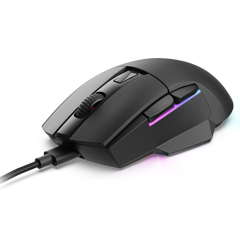 Afbeelding laden in galerijviewer, Sharkoon skiller sgm50w gaming muis (zwart, 400 - 6400 dpi, rgb leds)
