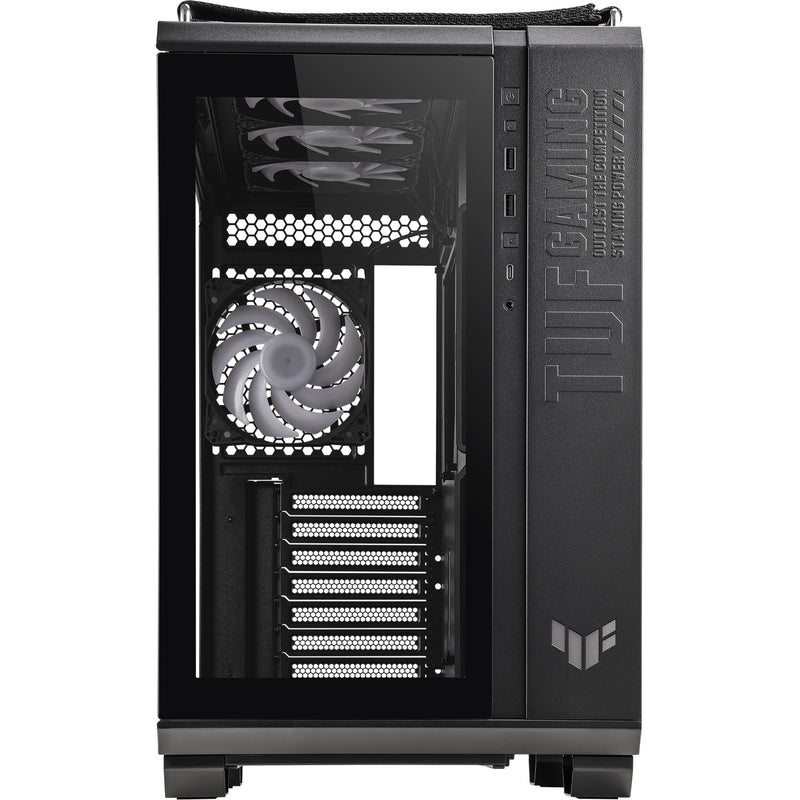 Afbeelding laden in galerijviewer, Asus tuf gaming gt502 plus midi tower behuizing (zwart | 2x usb-a | 1x usb-c | tempered glass)