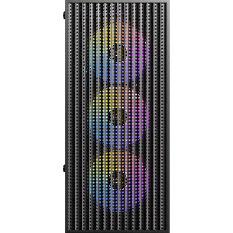 Afbeelding laden in galerijviewer, Antec ax27 rgb elite midi tower behuizing (zwart | 3x usb-a | tempered glass)
