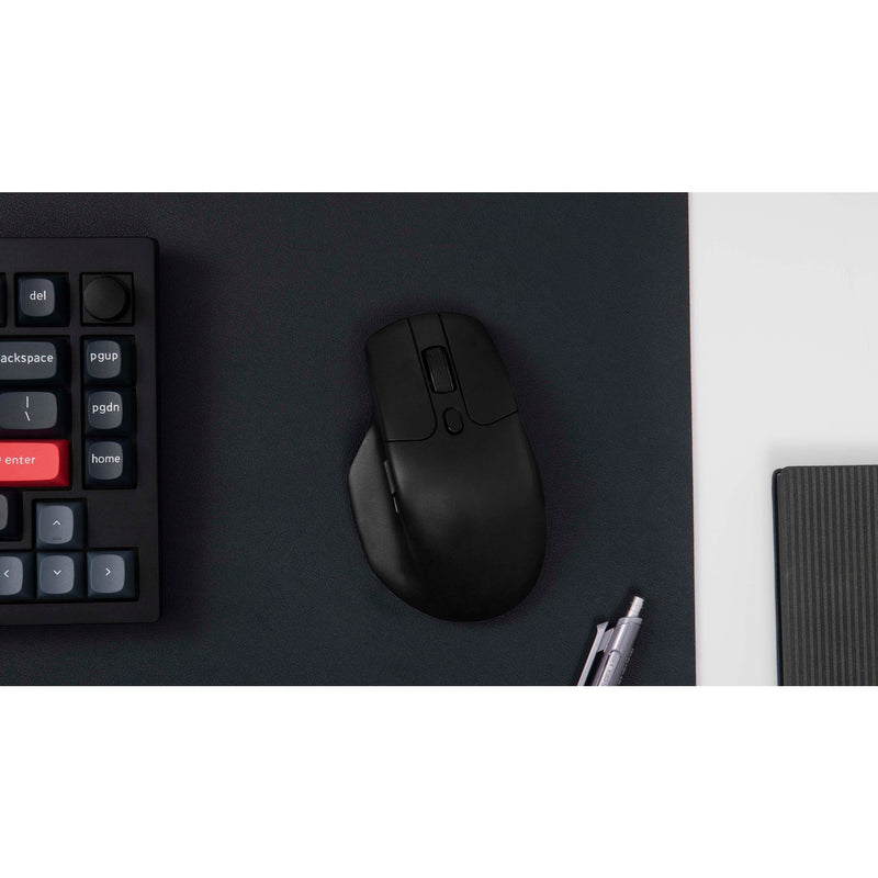 Afbeelding laden in galerijviewer, Keychron m6-a1 wireless mouse (zwart, 100 - 26.000 dpi, usb-c bluetooth 5.1 2.4 ghz)
