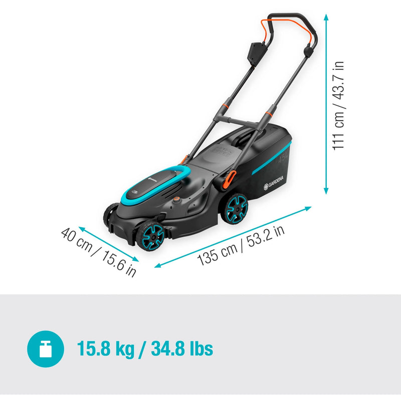 Afbeelding laden in galerijviewer, Gardena powermax 37 36v p4a ready-to-use - accu grasmaaier - 37 cm - incl. 2 accu?s