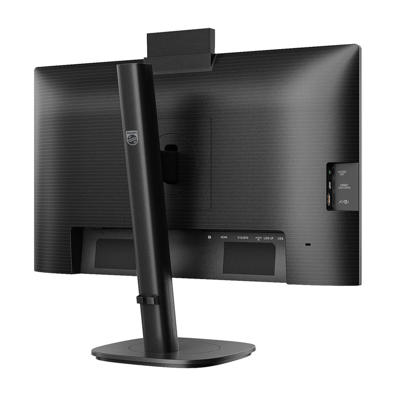 Afbeelding laden in galerijviewer, Philips 24b2n3200jh 00 23.8 monitor (zwart, vga, hdmi, displayport, usb-c, webcam, 120 hz)