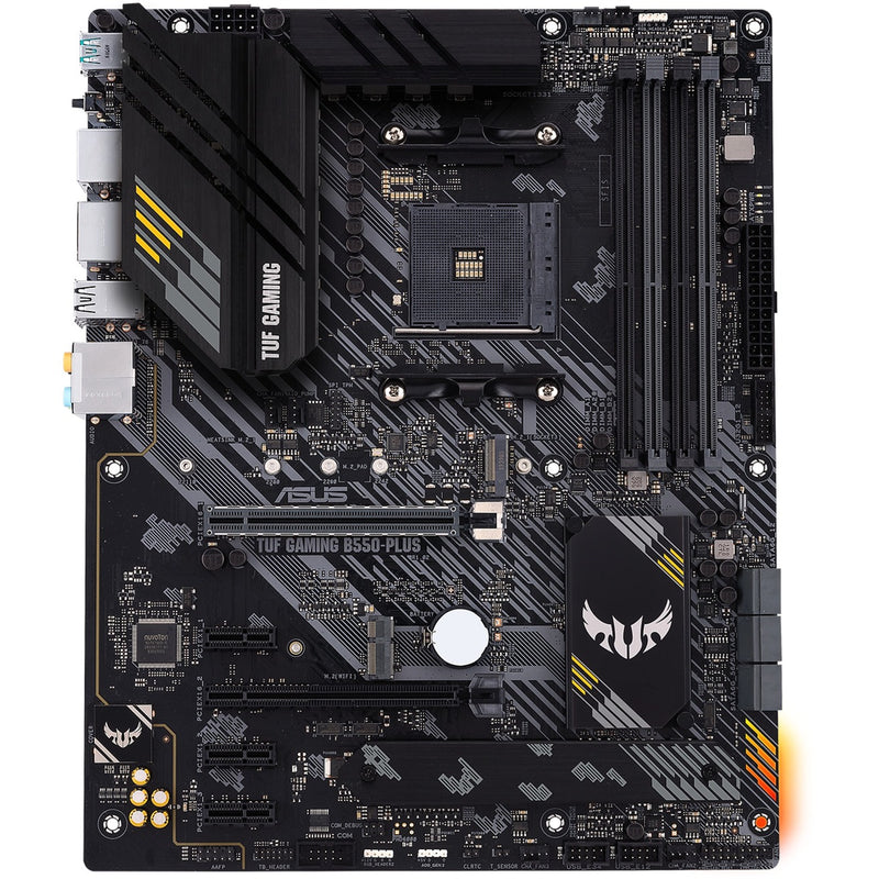 Afbeelding laden in galerijviewer, Asus tuf gaming b550-plus socket am4 moederbord (zwart, raid, 2.5gb-lan, sound, atx)