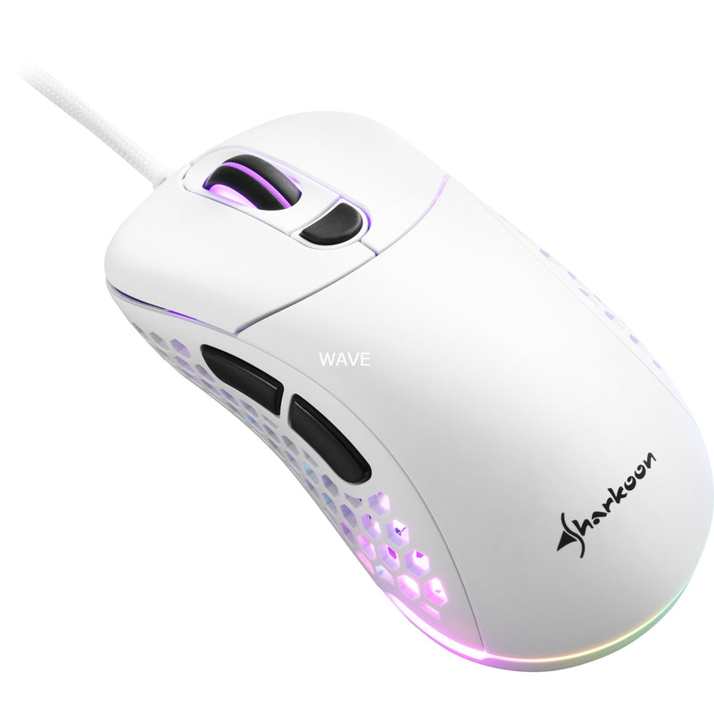 Afbeelding laden in galerijviewer, Sharkoon light² 200 gaming muis (wit, 50 - 16,000 dpi, rgb leds)