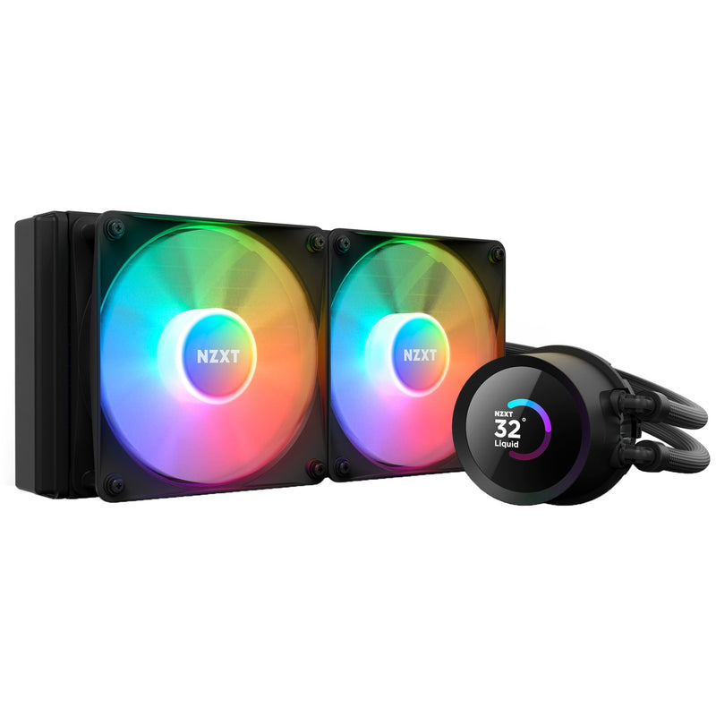 Afbeelding laden in galerijviewer, Nzxt kraken 240 rgb waterkoeling (zwart)