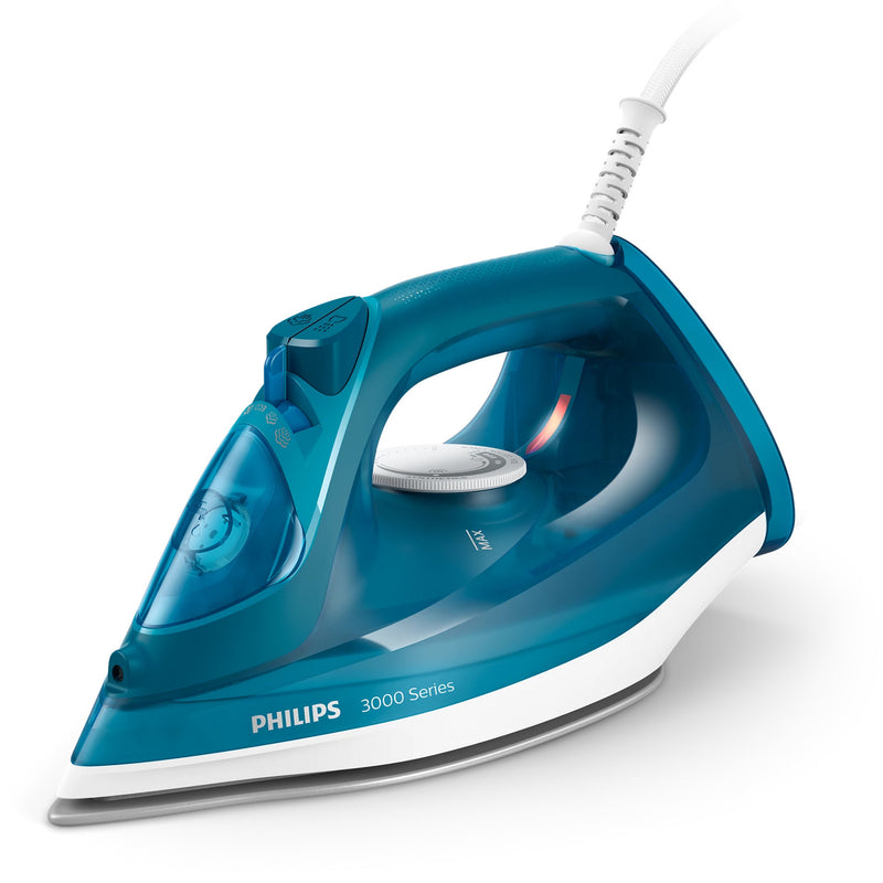 Afbeelding laden in galerijviewer, Philips 3000-serie dst3040 stoomstrijkijzer (blauw, 2600w - 40g min - 200 sos - a)