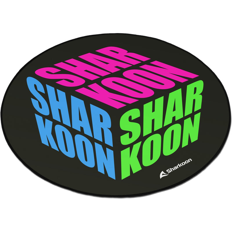 Afbeelding laden in galerijviewer, Sharkoon sfm11 floor mat (cube) beschermingsmat (pink groen)