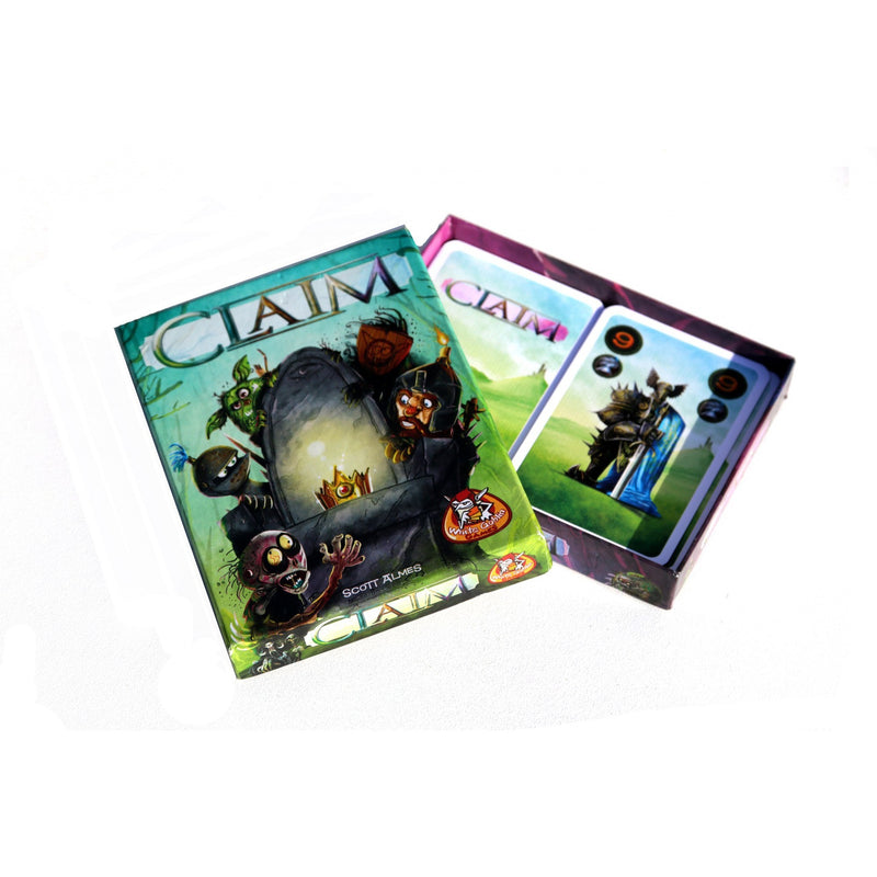 Afbeelding laden in galerijviewer, White goblin games claim kaartspel (nederlands, 2 spelers, 25 minuten, vanaf 10 jaar)