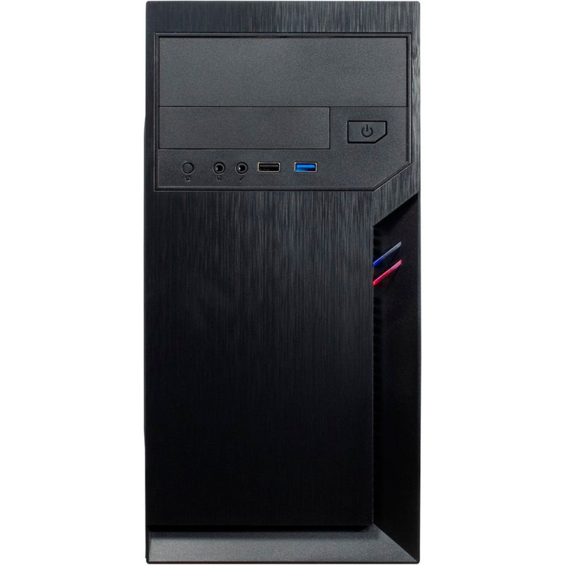 Afbeelding laden in galerijviewer, Inter-tech it-6502 romea mini tower behuizing (zwart | 2x usb-a)
