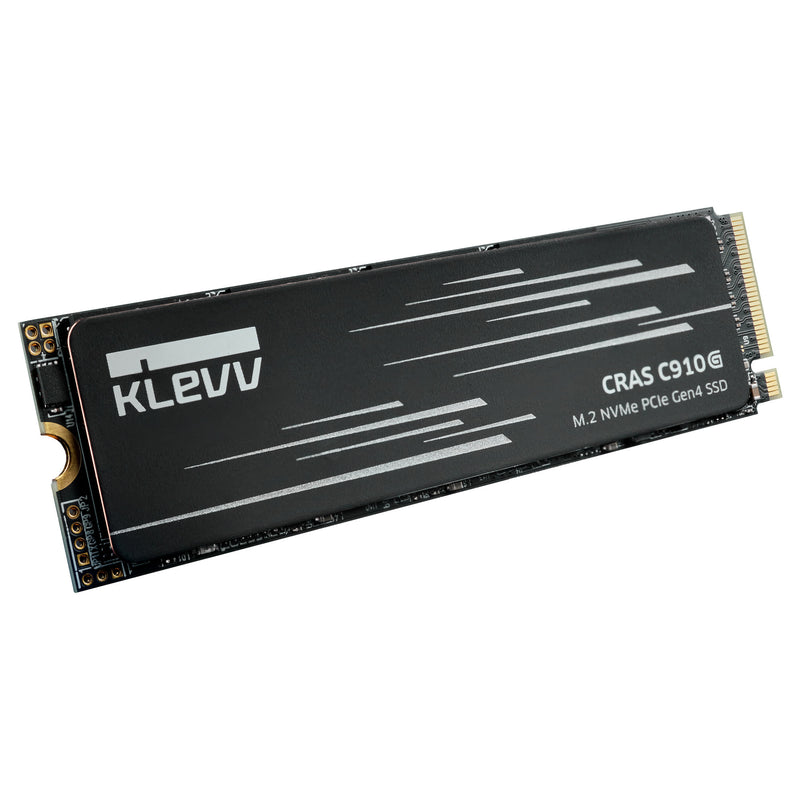 Afbeelding laden in galerijviewer, Klevv cras c910g 4 tb ssd (zwart, k04tbm2sp0-10g, pcie gen 4.0 x4, nvme 2.0)