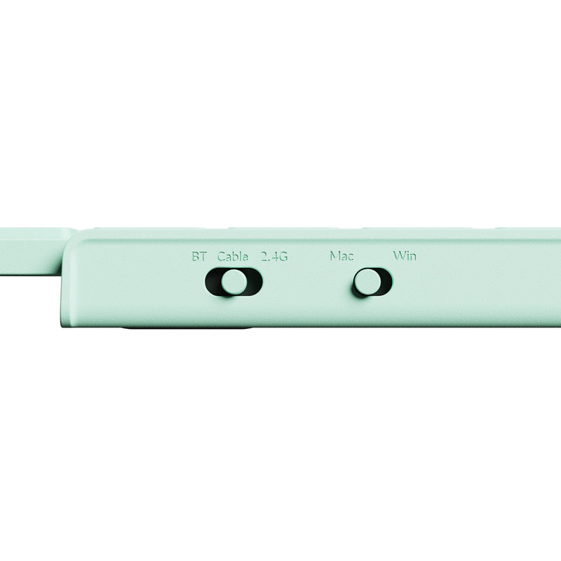 Afbeelding laden in galerijviewer, Keychron b6 pro-k7 toetsenbord (mint, us lay-out (qwerty), scissor switches, 100%, abs, 2.4 ghz | bluetooth 5.2 | usb-c)