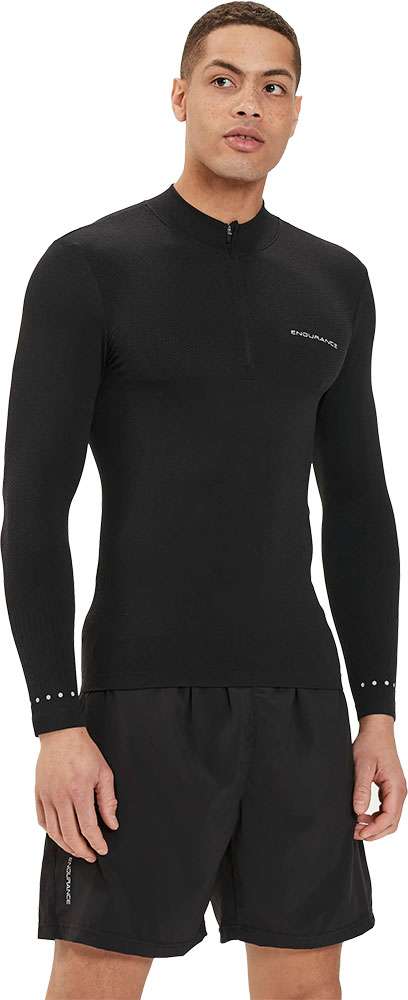 Afbeelding laden in galerijviewer, Endurance jaro seamless midlayer - long-sleeved functional shirt