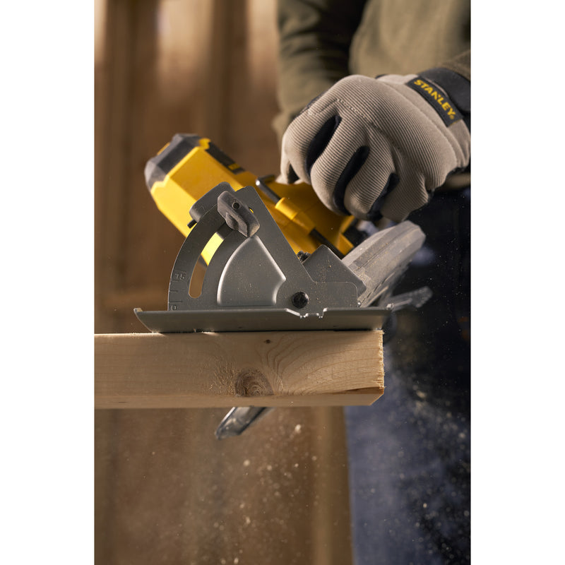 Afbeelding laden in galerijviewer, Stanley fatmax v20 18v handcirkelzaag (zwart geel, accu en oplader niet inbegrepen)