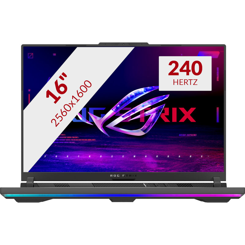 Afbeelding laden in galerijviewer, Asus rog strix g16 g614fr-s5252w 16 gaming laptop (grijs groen | r9 9955hx | rtx 5070 ti | 16 gb | 1 tb ssd)