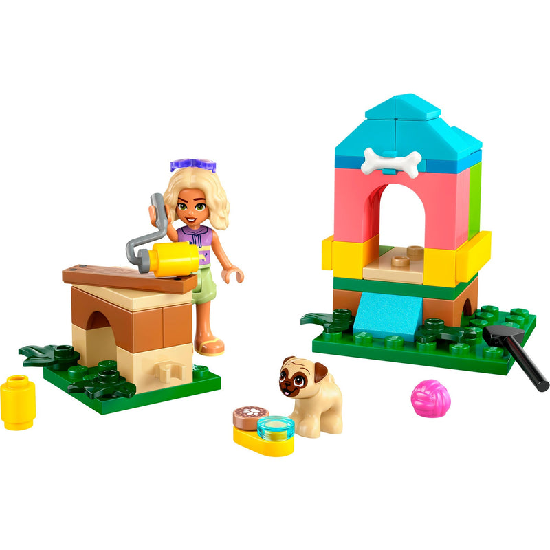 Afbeelding laden in galerijviewer, Lego friends - nova's zelfgebouwde hondenhok constructiespeelgoed (30697)