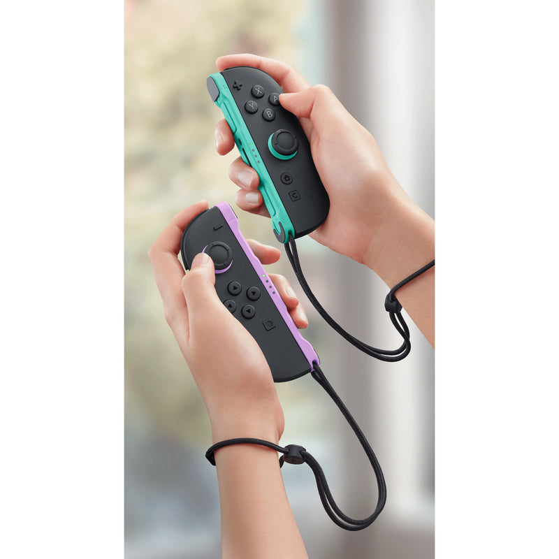 Afbeelding laden in galerijviewer, Nintendo joy-con 2 controllerset (lichtpaars lichtgroen)