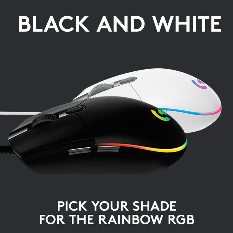 Afbeelding laden in galerijviewer, Logitech g203 lightsync gaming muis (zwart, 200 - 8000 dpi, rgb leds)