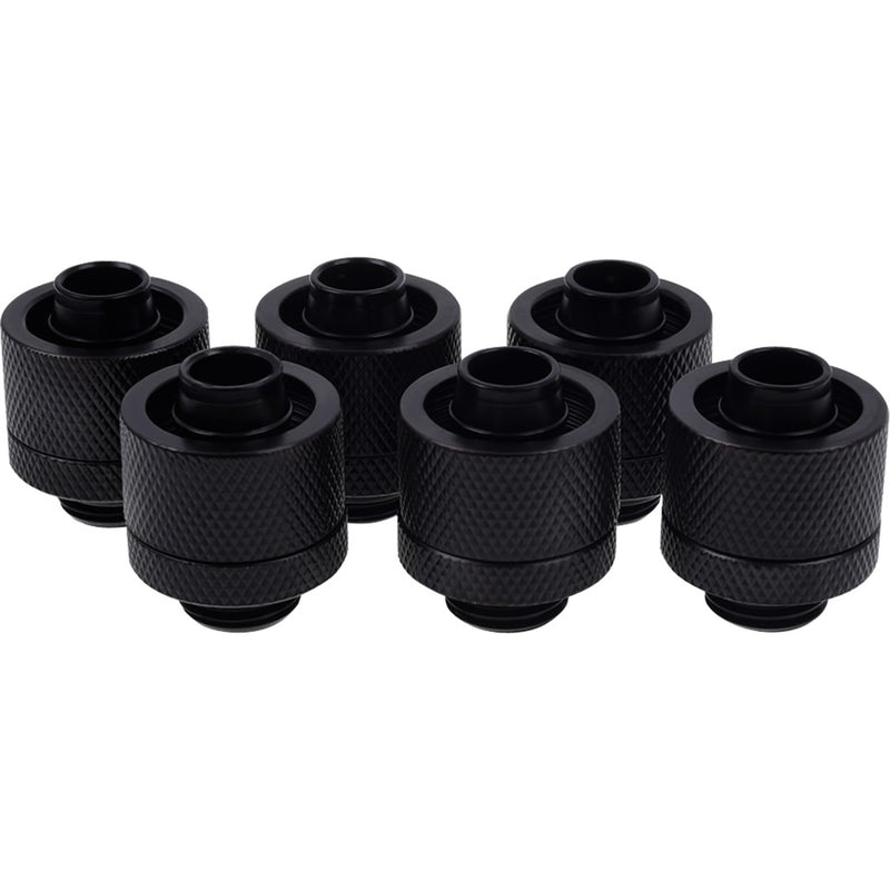 Afbeelding laden in galerijviewer, Alphacool eiszapfen 16 10mm compression fitting verbinding (zwart, 6 stuks)