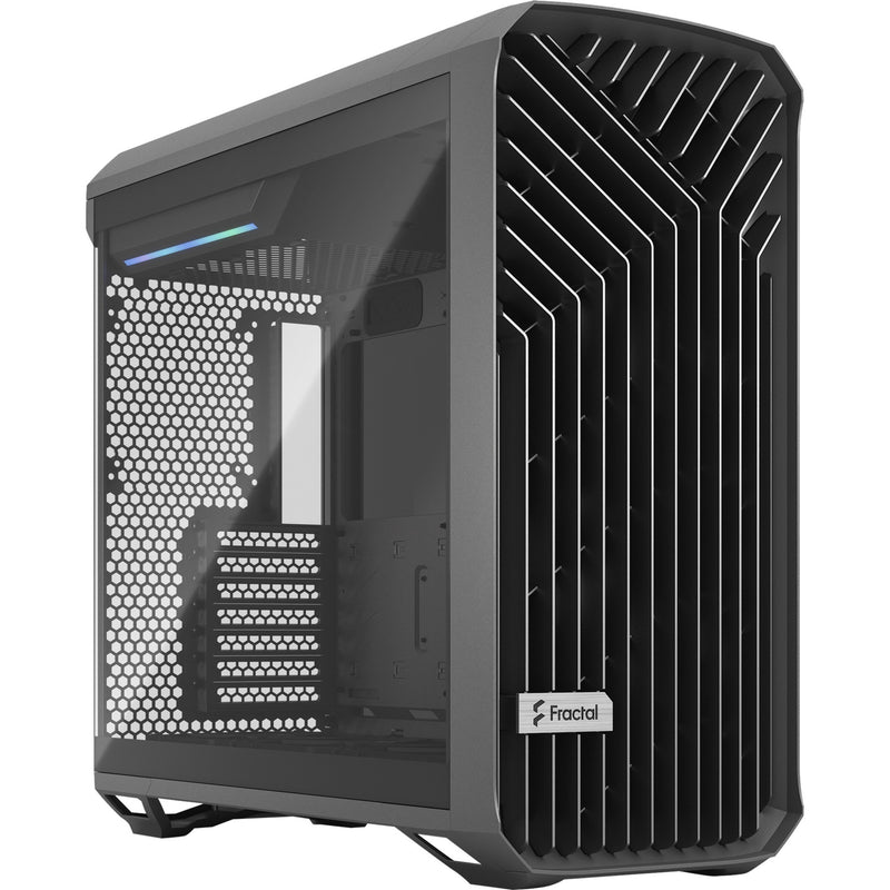 Afbeelding laden in galerijviewer, Fractal design torrent gray tg light tint midi tower behuizing (grijs | 2x usb-a | 1x usb-c | tempered glass)