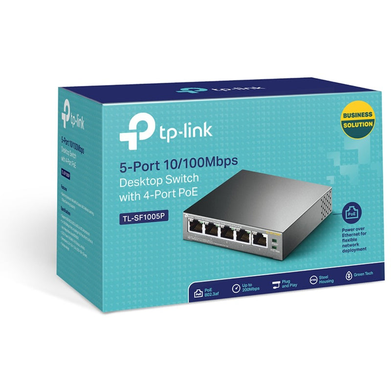 Afbeelding laden in galerijviewer, Tp-link tl-sf1005p switch (5 poorts, poe)