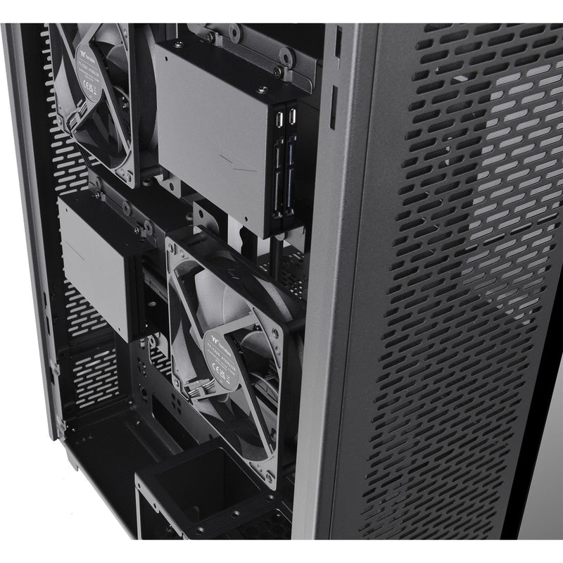 Afbeelding laden in galerijviewer, Thermaltake the tower 500 midi tower behuizing (zwart | 4x usb-a | 1x usb-c | tempered glass)