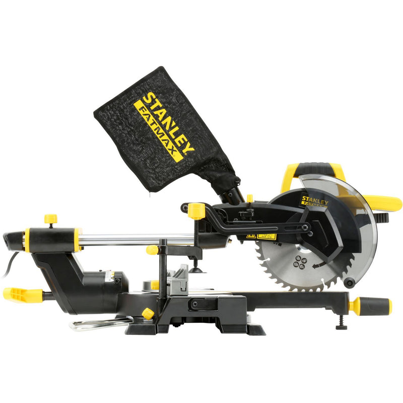 Afbeelding laden in galerijviewer, Stanley 1500w 216mm afkort- en verstekzaag met zaagtafel (geel zwart)