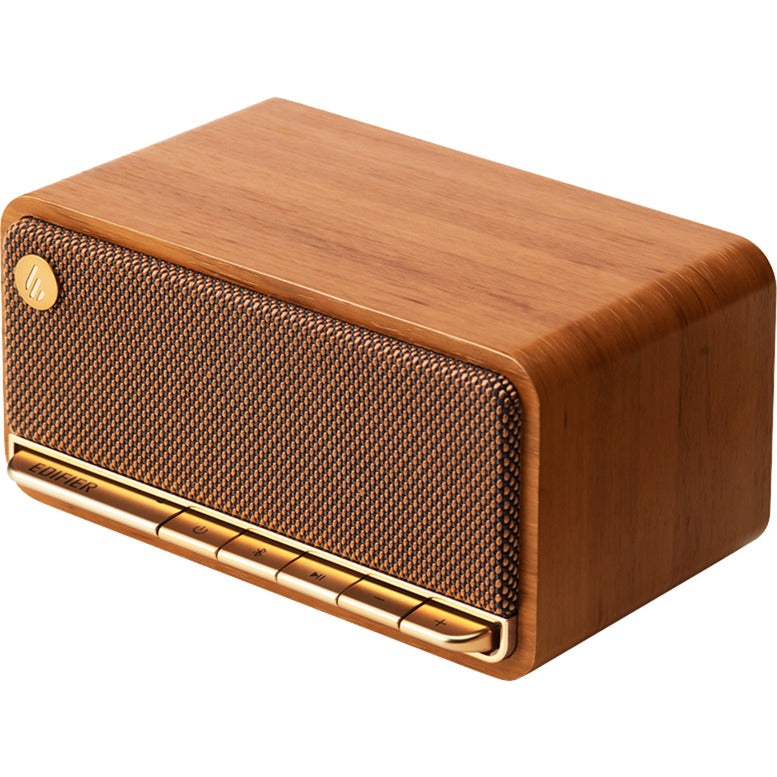 Afbeelding laden in galerijviewer, Edifier mp230 retro bluetooth speaker luidspreker (houtkleur, bluetooth, microsd, aux, usb-c)